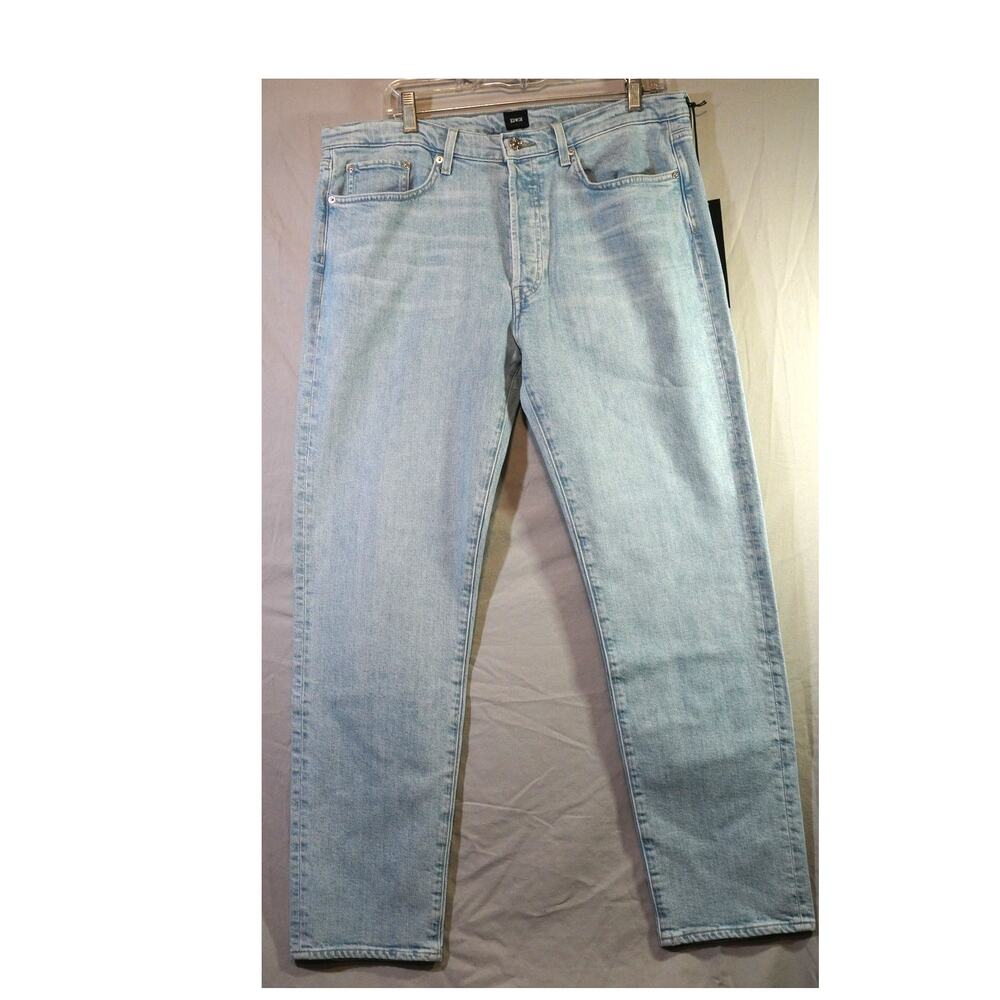 EDWIN NWT Hana Organic Cotton Button Fly Straight Leg Jeans Size 33 $228